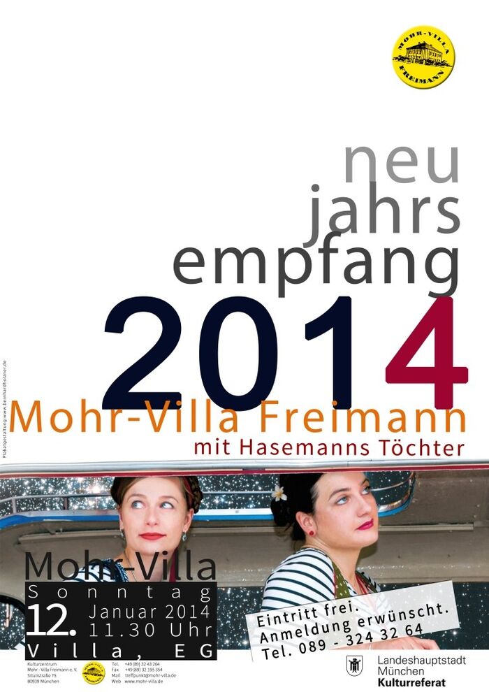 Plakat zur Veranstaltung: Neujahrsempfang 2014