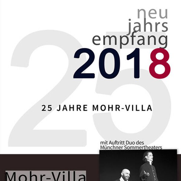 Veranstaltung Mohr-Villa: Neujahrsempfang 2018