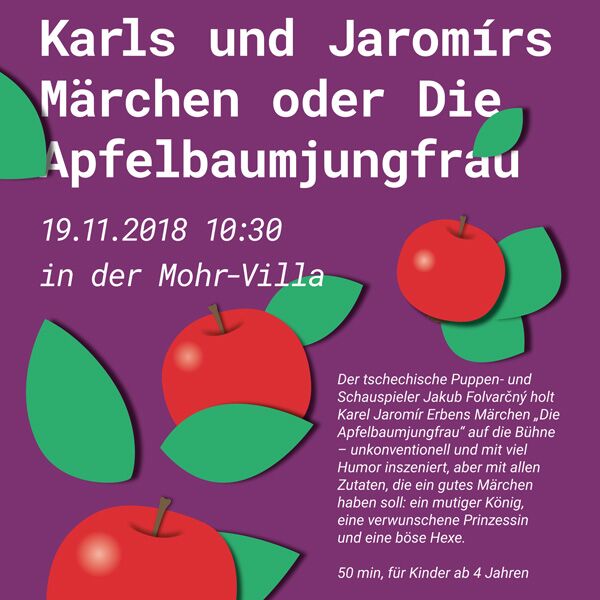 Veranstaltung Mohr-Villa: Die Apfelbaumjungfrau