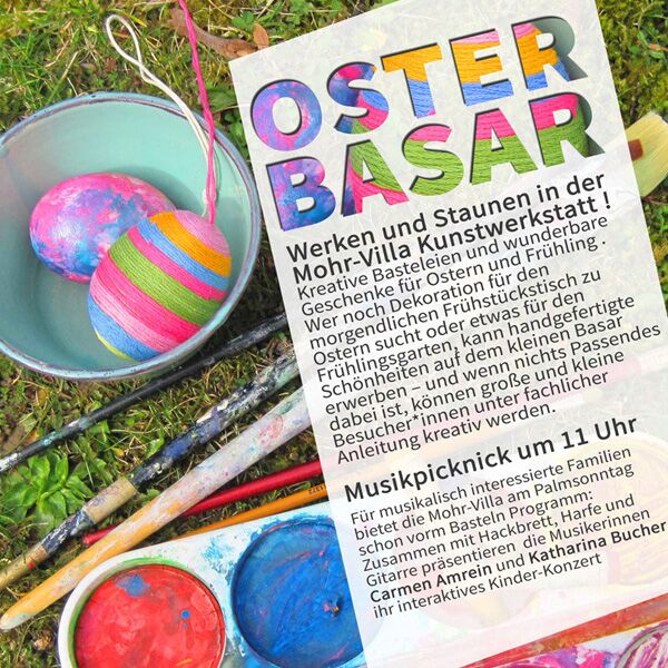 Veranstaltung Mohr-Villa: Kunstwerkstatt Osterbasar