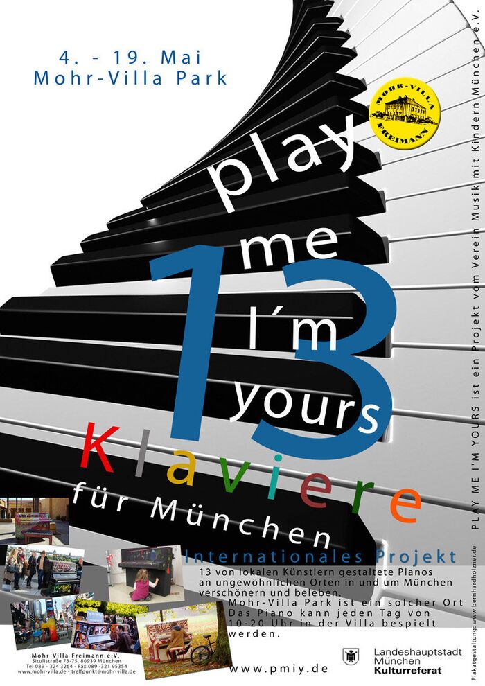 Plakat zur Veranstaltung: <span lang="en">Play me I'm yours</span>