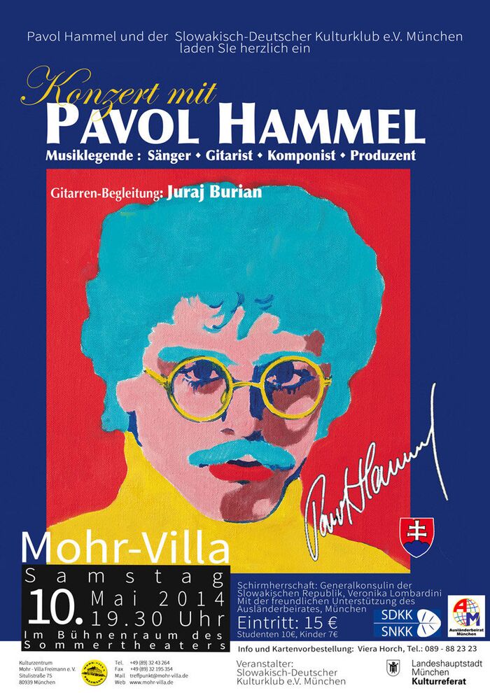 Plakat zur Veranstaltung: Pavol Hammel