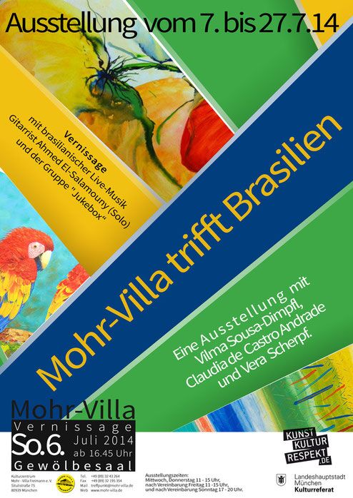 Plakat zur Veranstaltung: Brasilianische Malerei