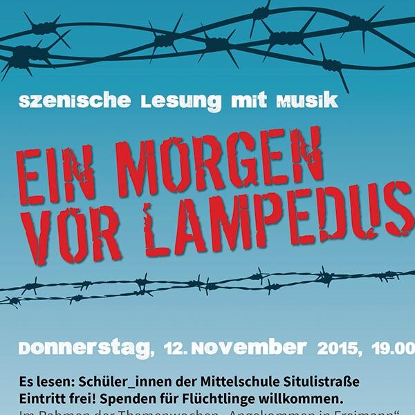 Veranstaltung Mohr-Villa: Ein Morgen vor Lampedusa