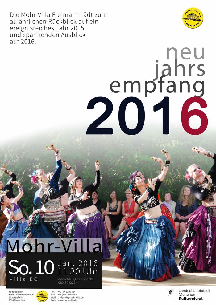 Plakat zur Veranstaltung: Neujahrsempfang 2016