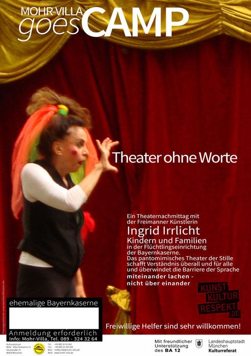 Plakat zur Veranstaltung: Theater ohne Worte