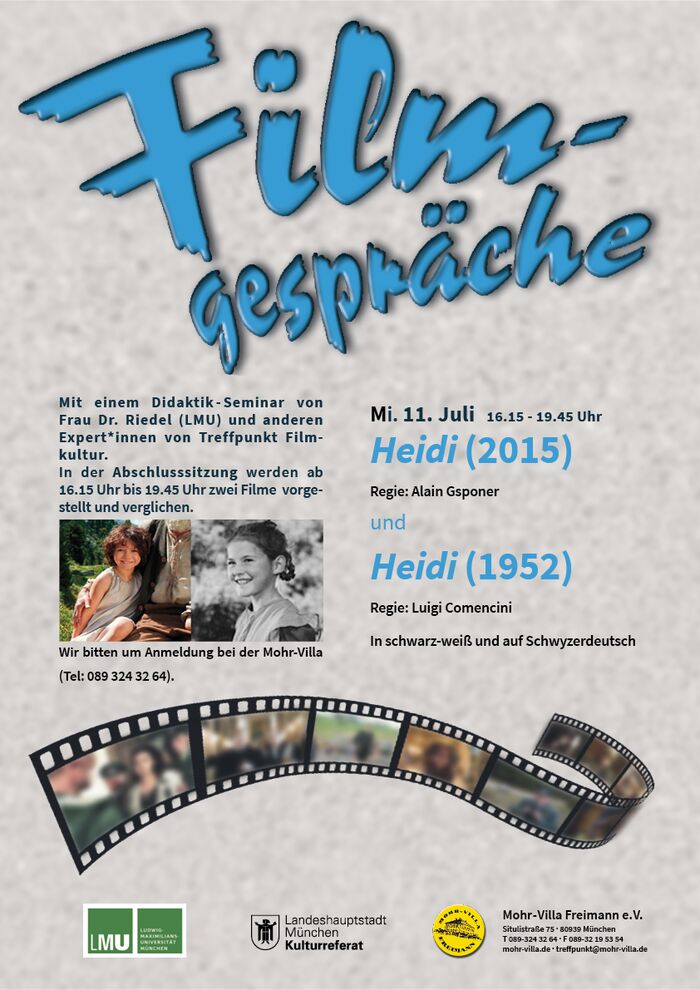 Plakat zur Veranstaltung: Heidi