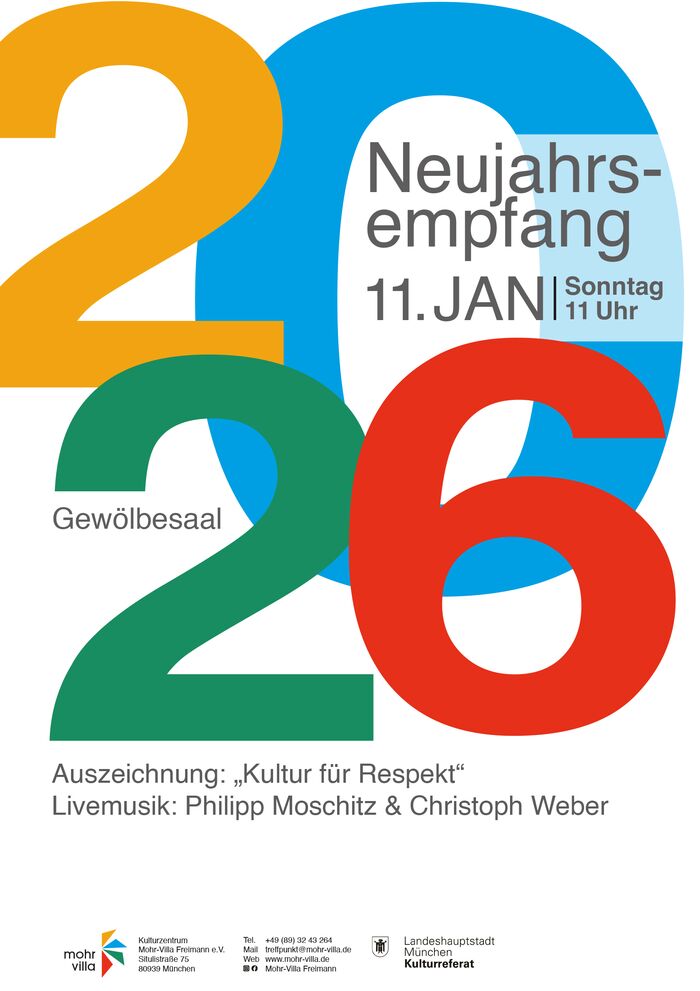 Plakat zur Veranstaltung: Auszeichnung „Kultur für Respekt“
