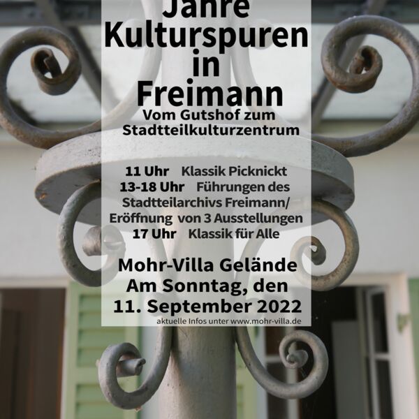 Veranstaltung Mohr-Villa: Tag des offenen Denkmals