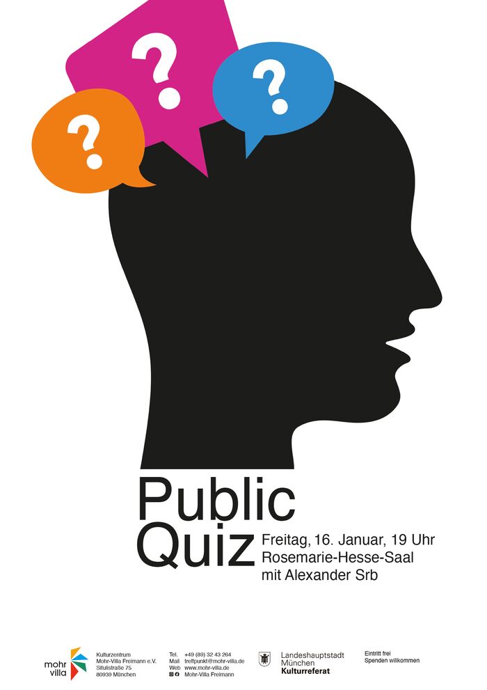 Plakat zur Veranstaltung: Das Public-Quiz