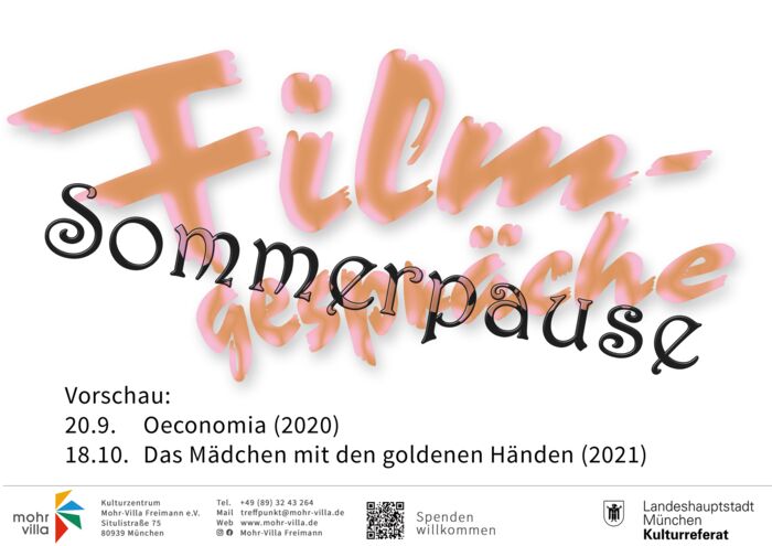 Plakat zur Veranstaltung: Filmgespräche: Oeconomia (2020)