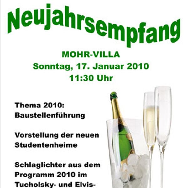 Veranstaltung Mohr-Villa: Neujahrsempfang 2010