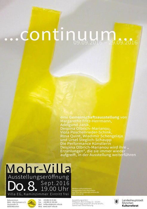 Plakat zur Veranstaltung: "..Continuum.."