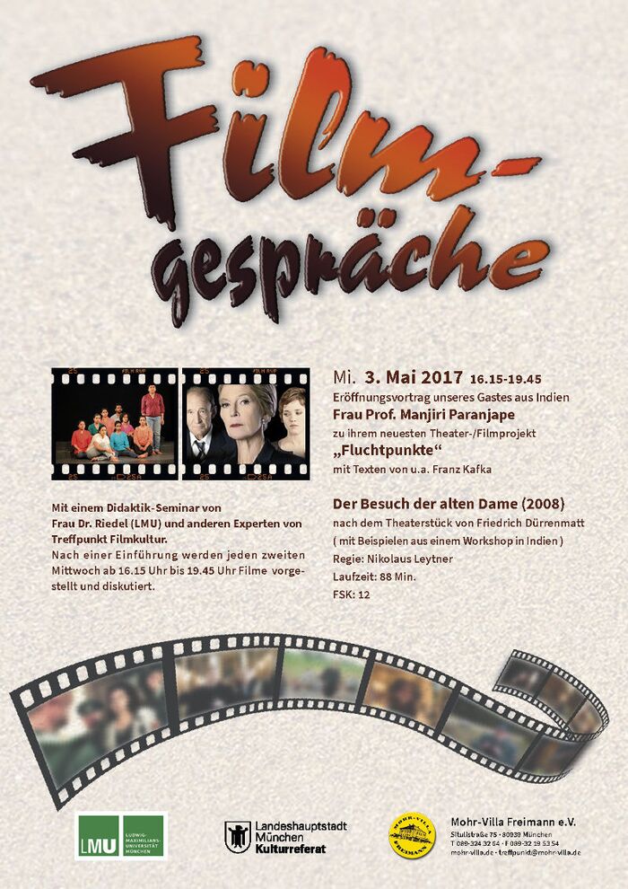 Plakat zur Veranstaltung: Theater im Film