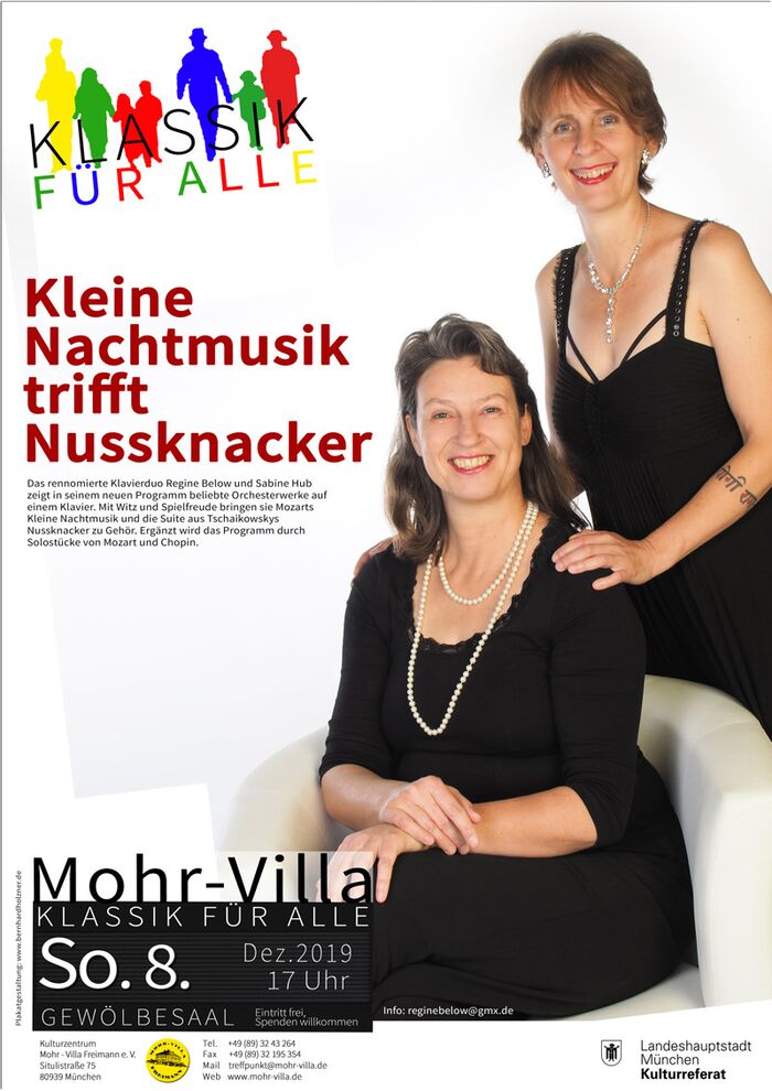 Plakat zur Veranstaltung: Kleine Nachtmusik trifft Nussknacker