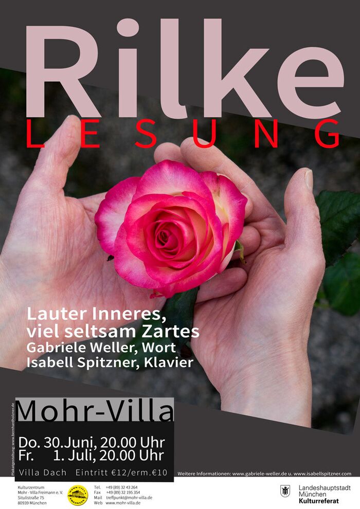Plakat zur Veranstaltung: Rilke