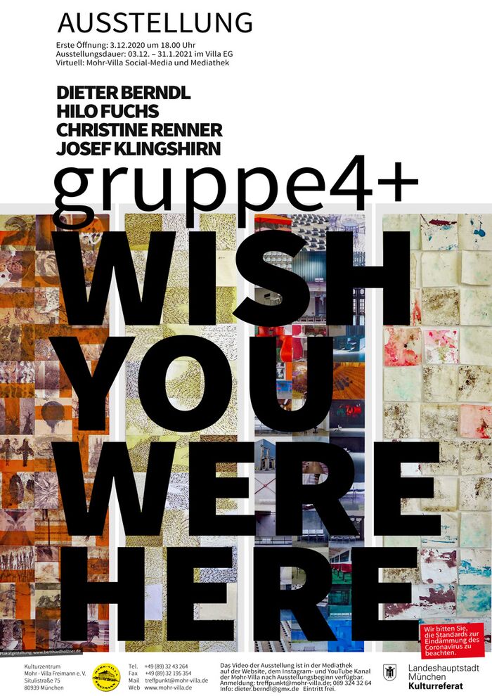 Plakat zur Veranstaltung: "Wish you were here"