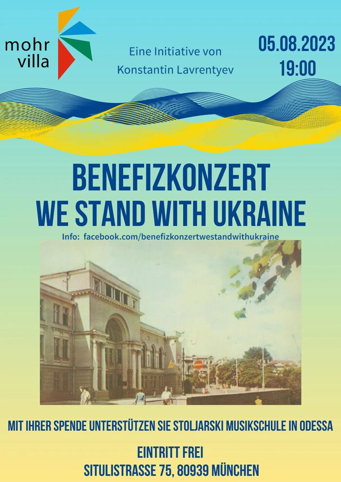Plakat zur Veranstaltung: Konzert für die Ukraine