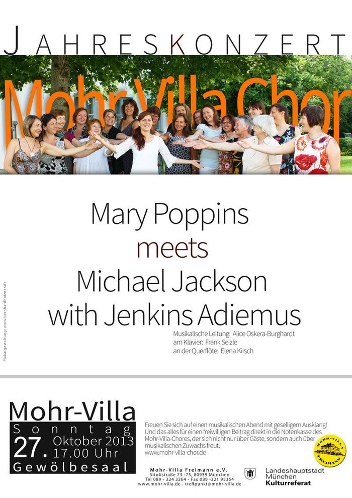 Plakat zur Veranstaltung: Mary Poppins meets Michael Jackson