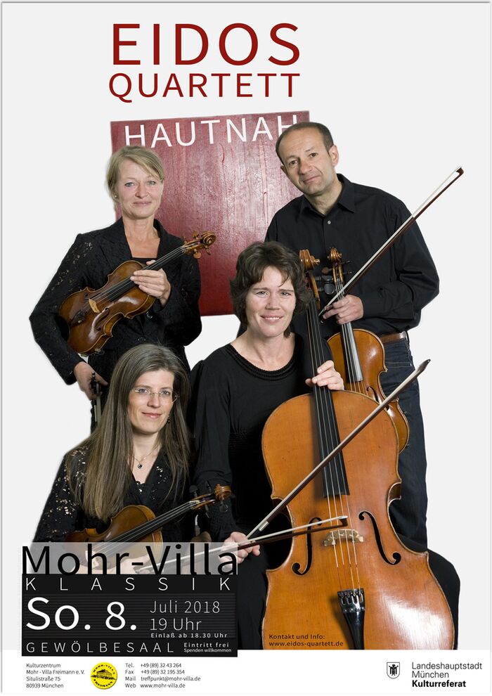 Plakat zur Veranstaltung: Eidos Quartett