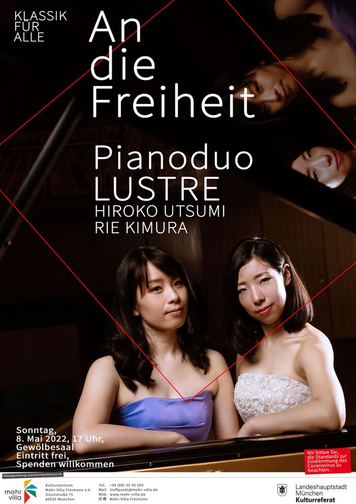 Plakat zur Veranstaltung: Klassik für Alle: Pianoduo LUSTRE