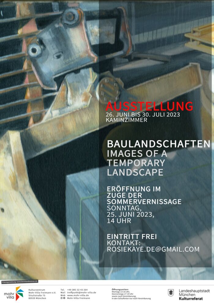 Plakat zur Veranstaltung: Baulandschaften
