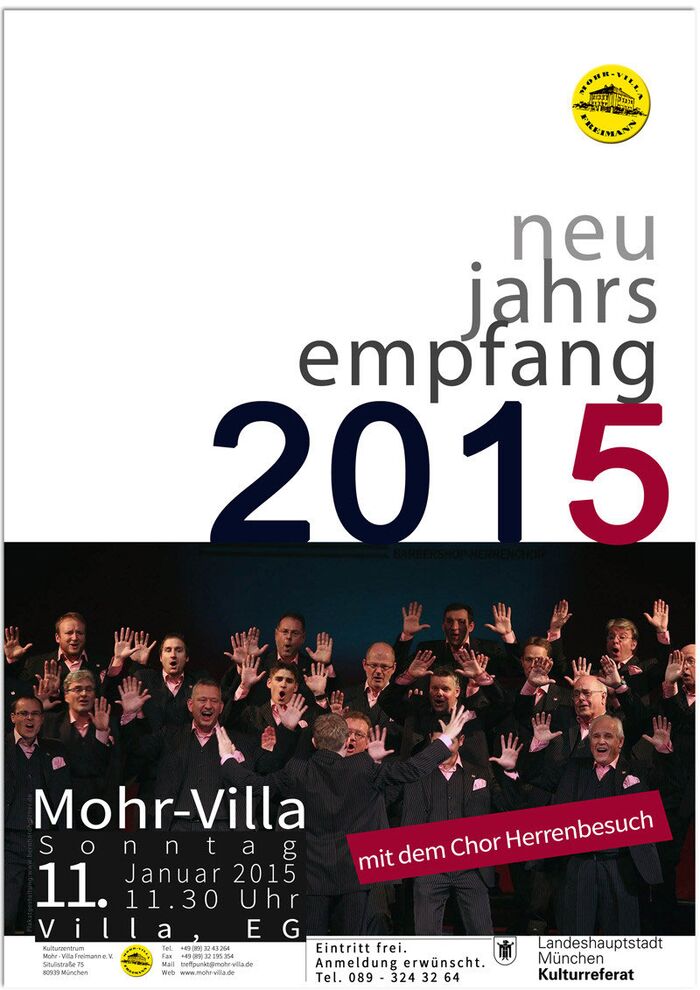 Plakat zur Veranstaltung: Neujahrsempfang 2015