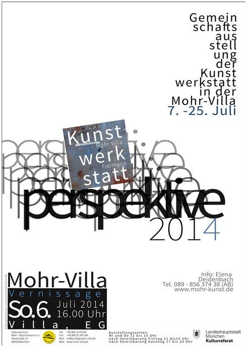 Plakat zur Veranstaltung: Perspektive 2014