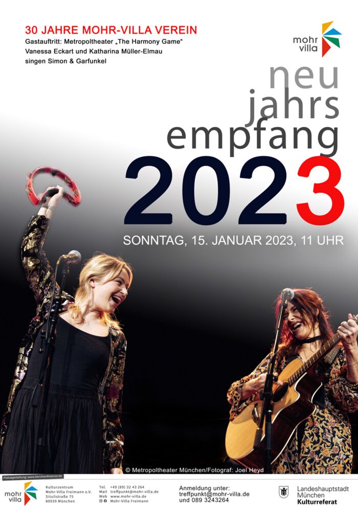 Plakat zur Veranstaltung: Neujahrsempfang 2023