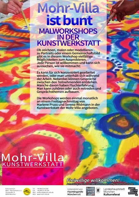 Plakat zur Veranstaltung: Abgesagt: Mohr-Villa ist bunt