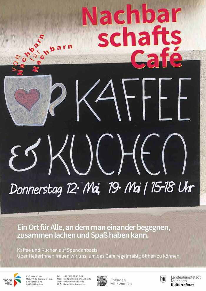 Plakat zur Veranstaltung: Nachbarschafts-Café