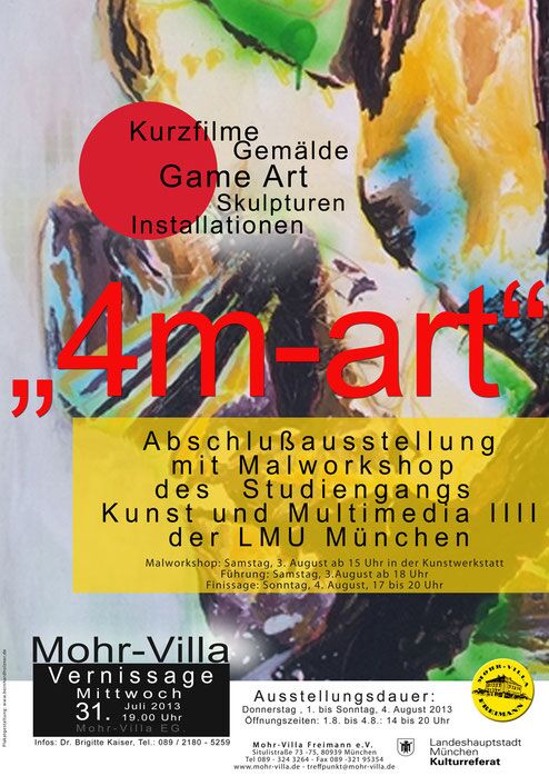 Plakat zur Veranstaltung: 4m-Art