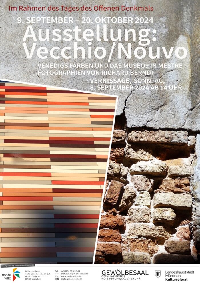 Plakat zur Veranstaltung: Ausstellung: Vecchio/Nouvo