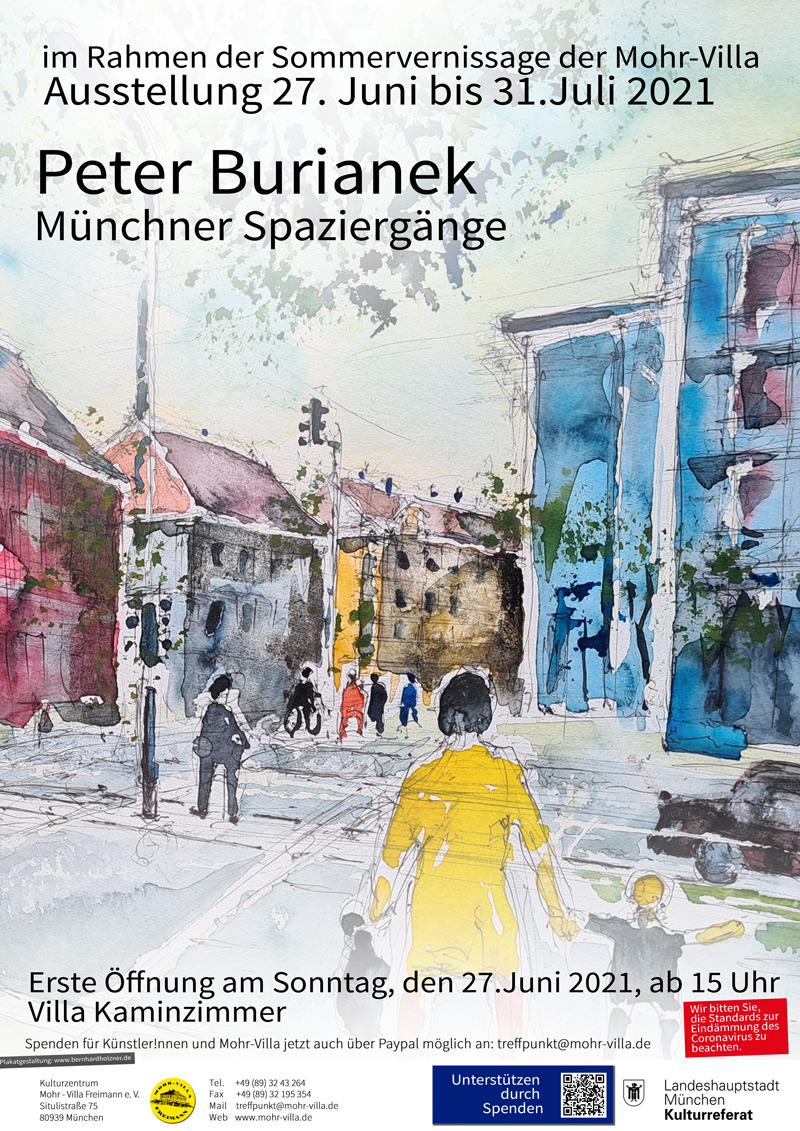 Plakat zur Veranstaltung: Münchner Spaziergänge