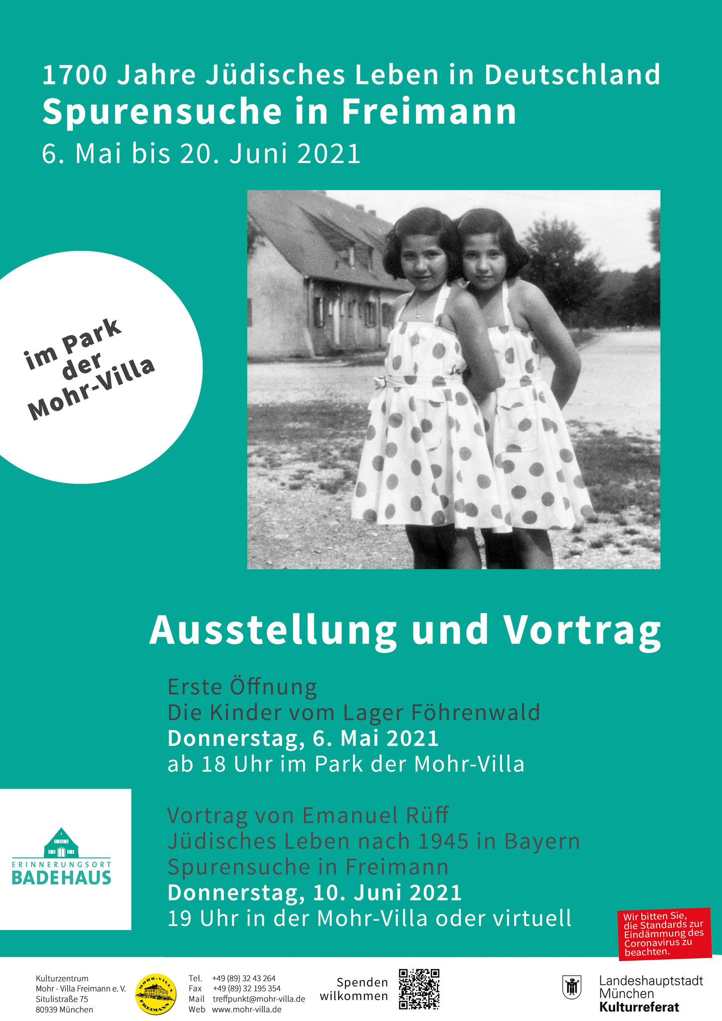 Plakat zur Veranstaltung: Spurensuche in Freimann