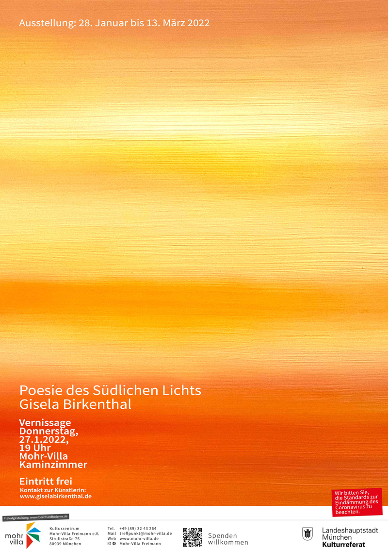 Plakat zur Veranstaltung: Poesie des Südlichen Lichts
