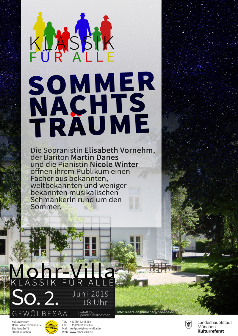 Plakat zur Veranstaltung: Sommer­nachtsträume