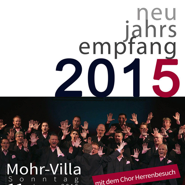 Veranstaltung Mohr-Villa: Neujahrsempfang 2015