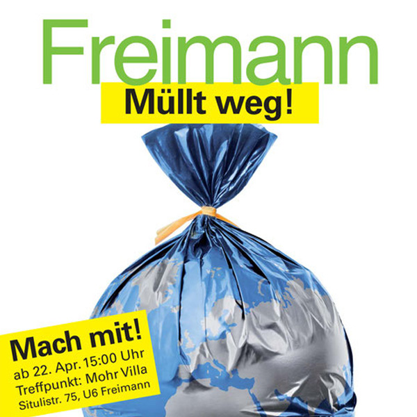 Veranstaltung: Freimann müllt weg!